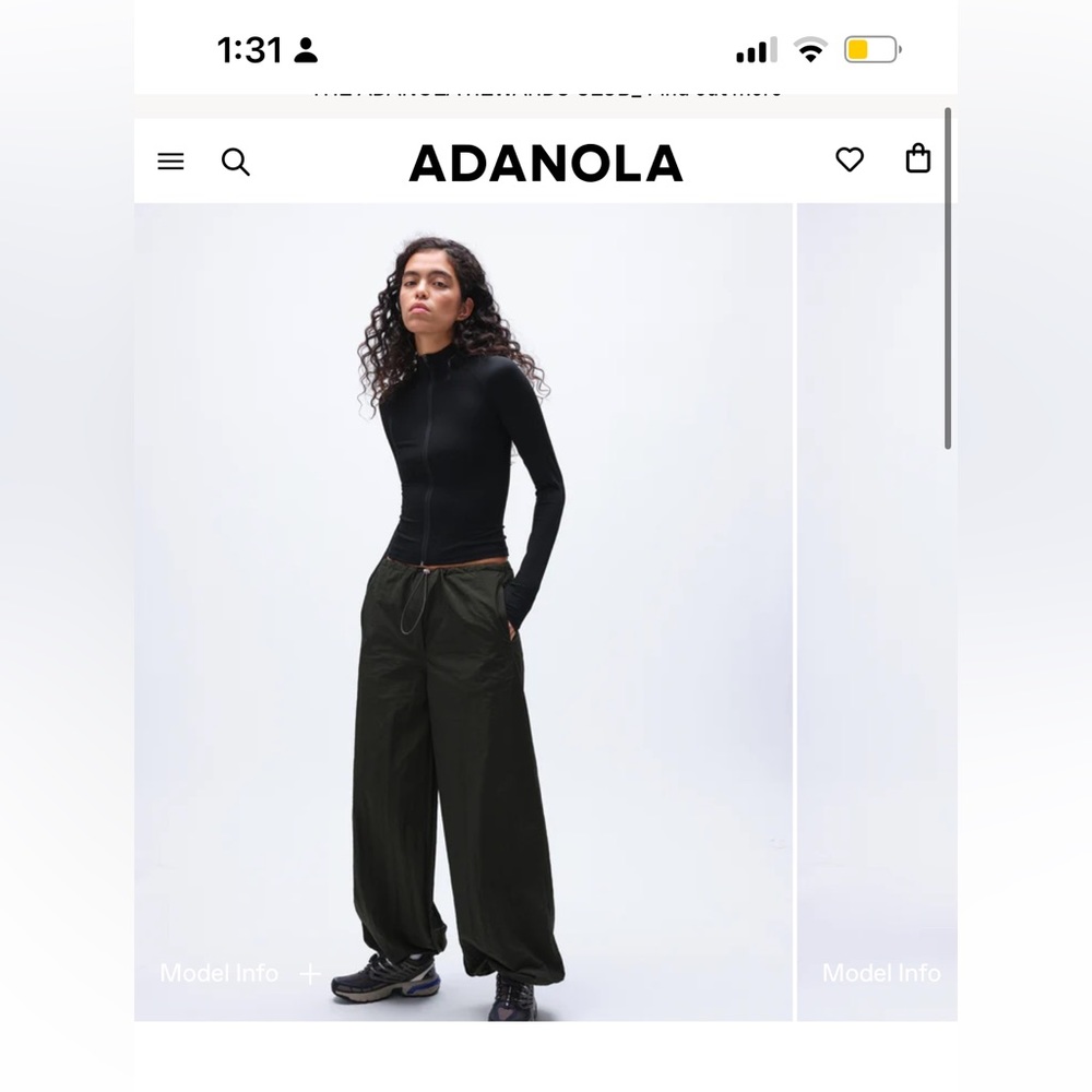 Adaonla parachute pants
